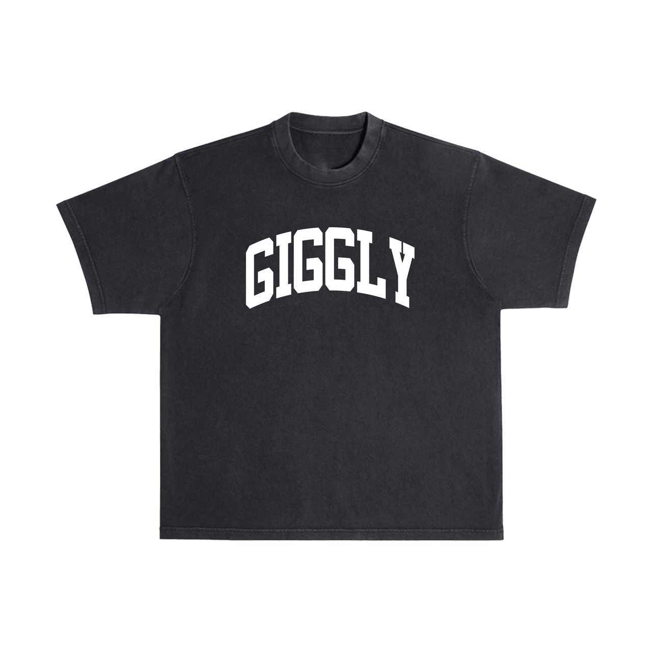 Giggly Squad Merch Collegiate T-Shirt Black Giggly Squad Tour Merch Apparel Fan Gifts
