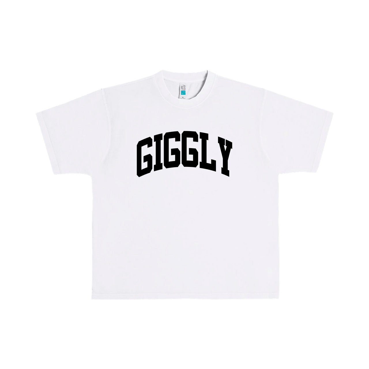Giggly Squad Merch Collegiate T-Shirt White Giggly Squad Tour Merch Apparel Fan Gifts