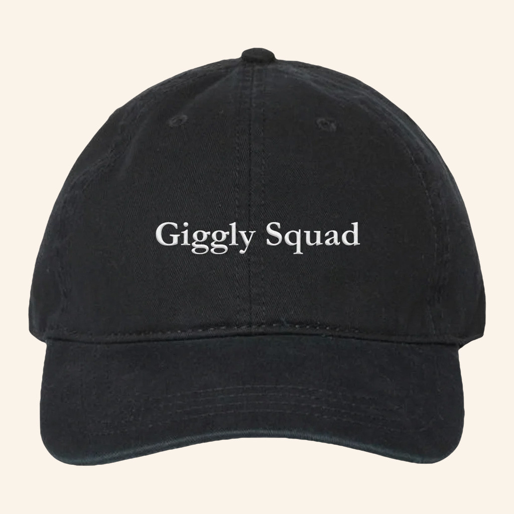 Giggly Squad Merch Embroidered Logo Hat Christmas Presents For Boyfriend Giggly Squad Merch Embroidered Logo Hat Christmas Presents For Boyfriend