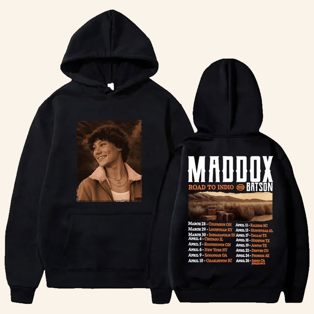 Gigi Perez Merch Maddox Road To Indio Hoodie Gigi Perez Headline Tour 2025 Merch Fan Gifts