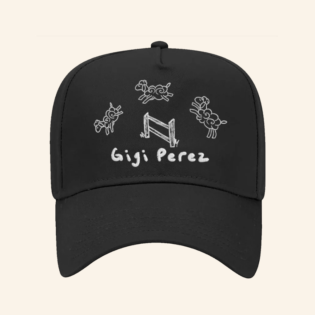 Gigi Perez Music Merch Black Embroidered Hat Best Gifts For Music Lovers