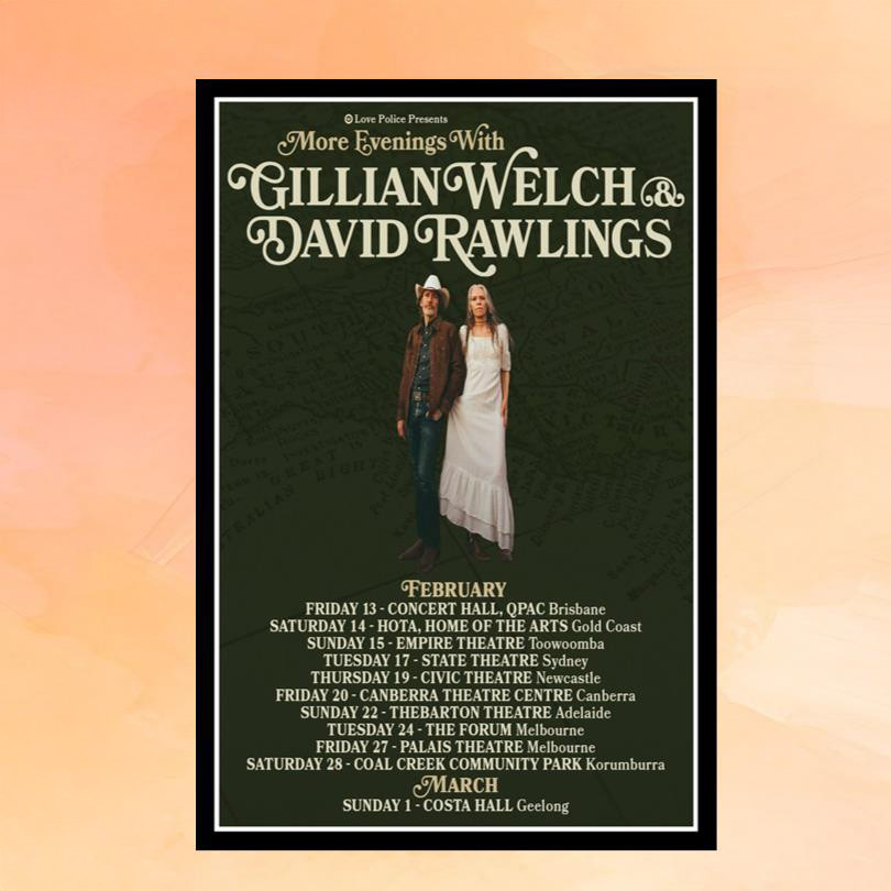 Gillian Welch And David Rawlings Merch February And March 2026 Poster Home Decor Fan Gifts