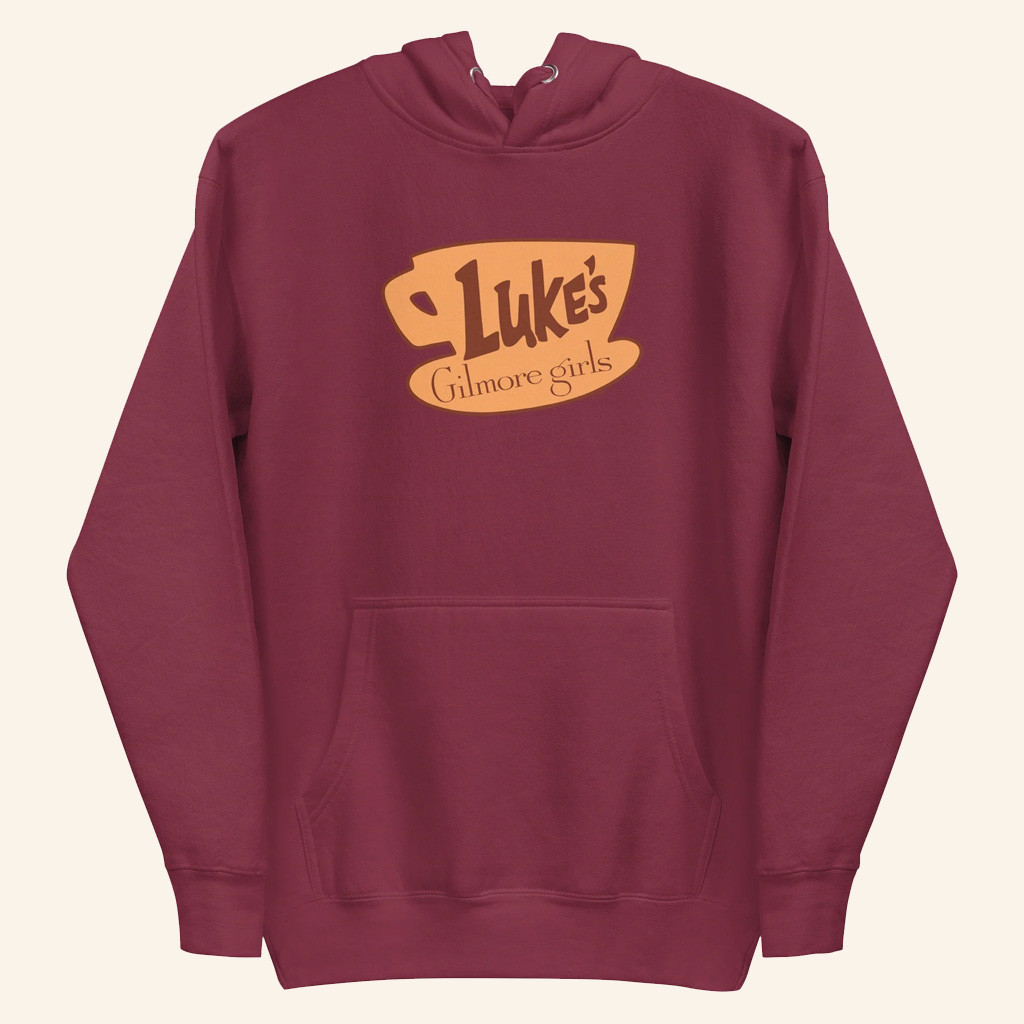 Gilmore Girls Merch Luke's Diner Hoodie Birthday Gifts For Sisters