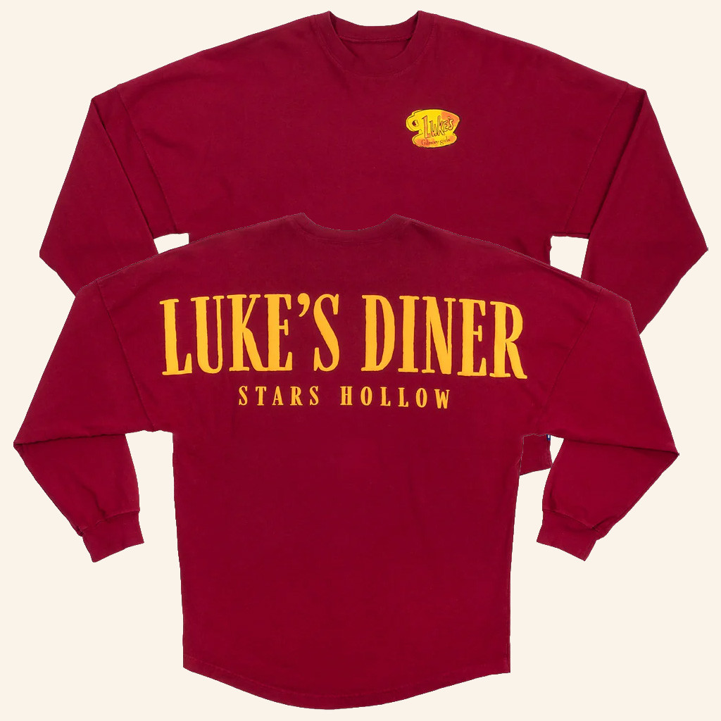 Gilmore Girls Merch Luke's Diner Long Sleeve Shirt Stars Hollow Merch Gifts For Wife