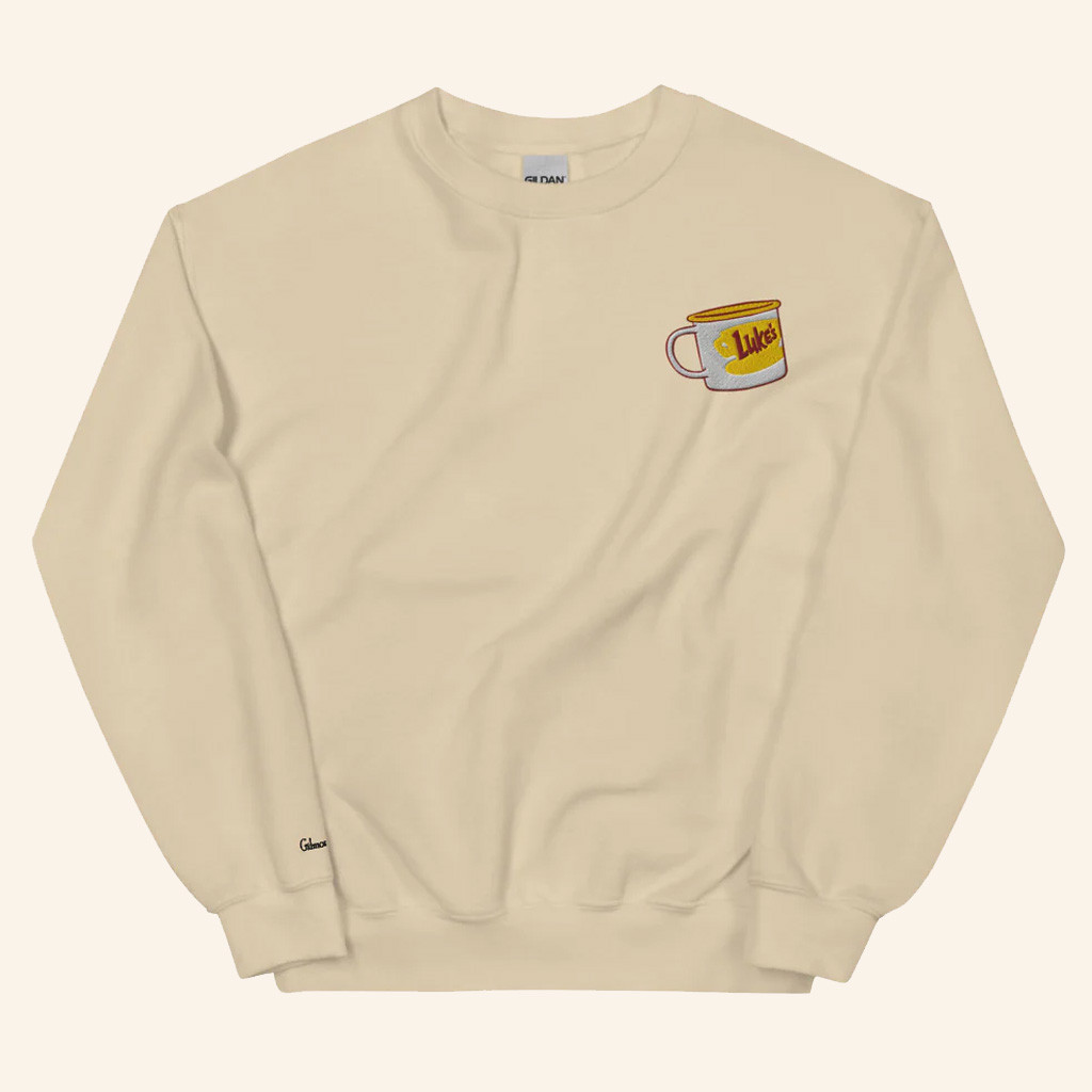 Gilmore Girls Merch Luke's Diner Sweatshirt Cool Gifts For Sisters
