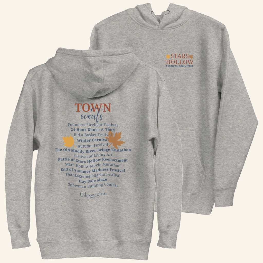 Gilmore Girls Merch Town Events Hoodie Unique Birthday Gift For Husband