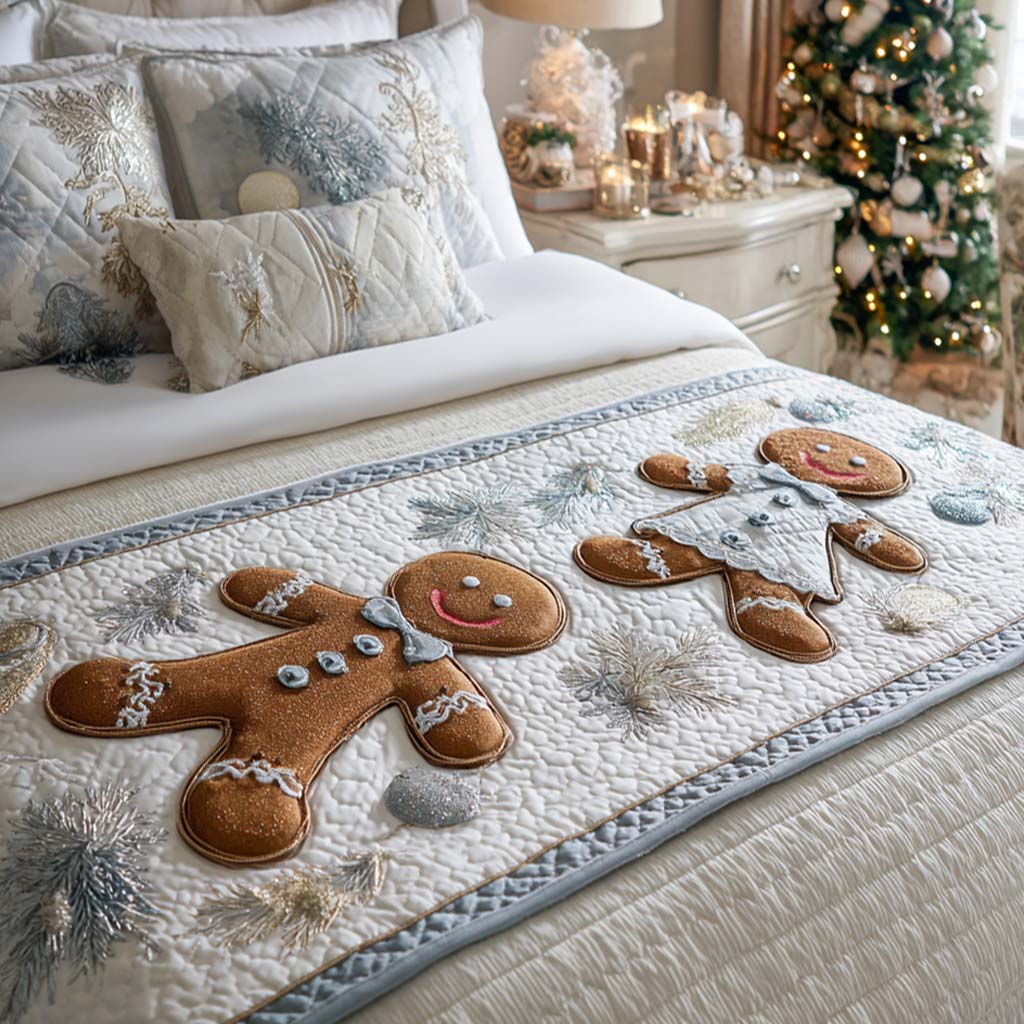 Ginger Duo Quilted Bed Runner Christmas Bedroom Ideas Best Christmas Gifts 2025