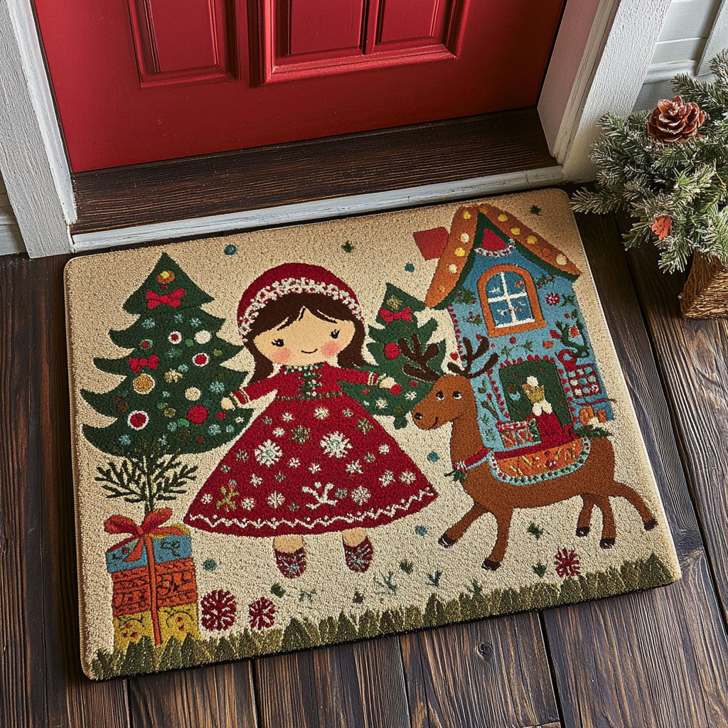 Ginger Joy Doormat Best Gift For Friends and Family on Christmas Day