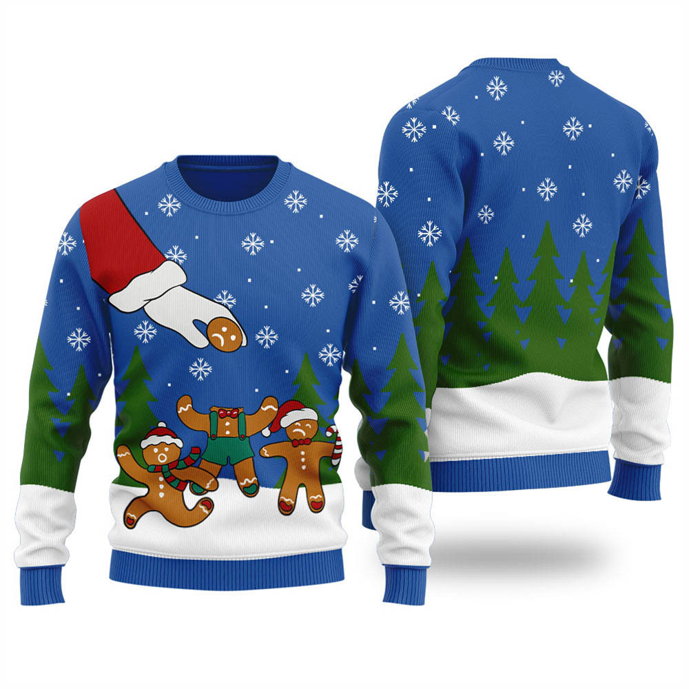 Gingerbread Mens Ugly Sweater Royal Holiday Gift Merch That Everyone Will Adore
