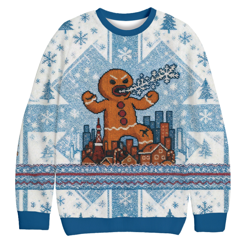Gingerbread Monster Funny Christmas Ugly Sweatshirt Christmas Party Novelty Sweater Gift Ideas Gingerbread Monster Funny Christmas Ugly Sweatshirt Christmas Party Novelty Sweater Gift Ideas