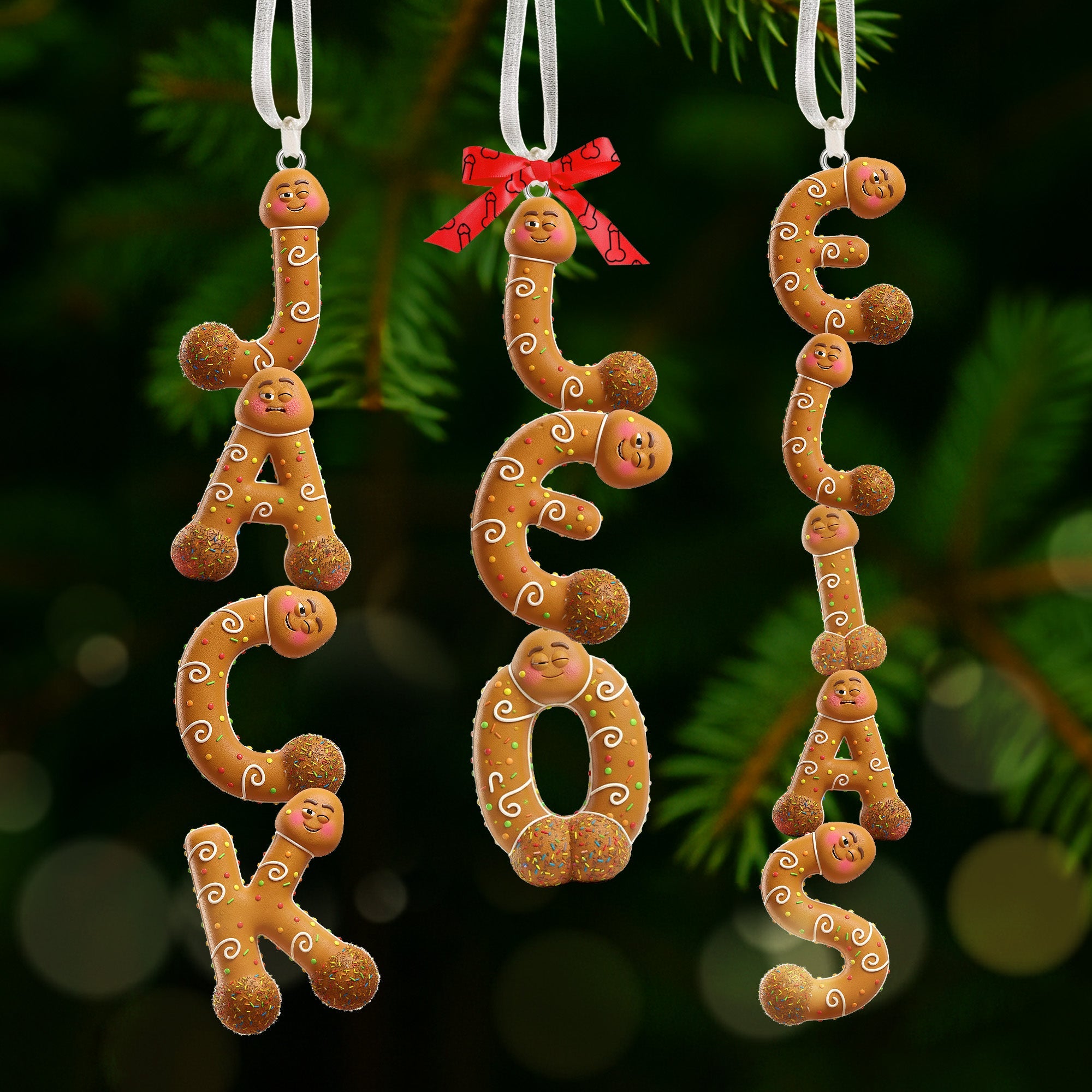 Gingerbread Ornament Tree Personalized Christmas Gifts - Holiday Season Gift Idea