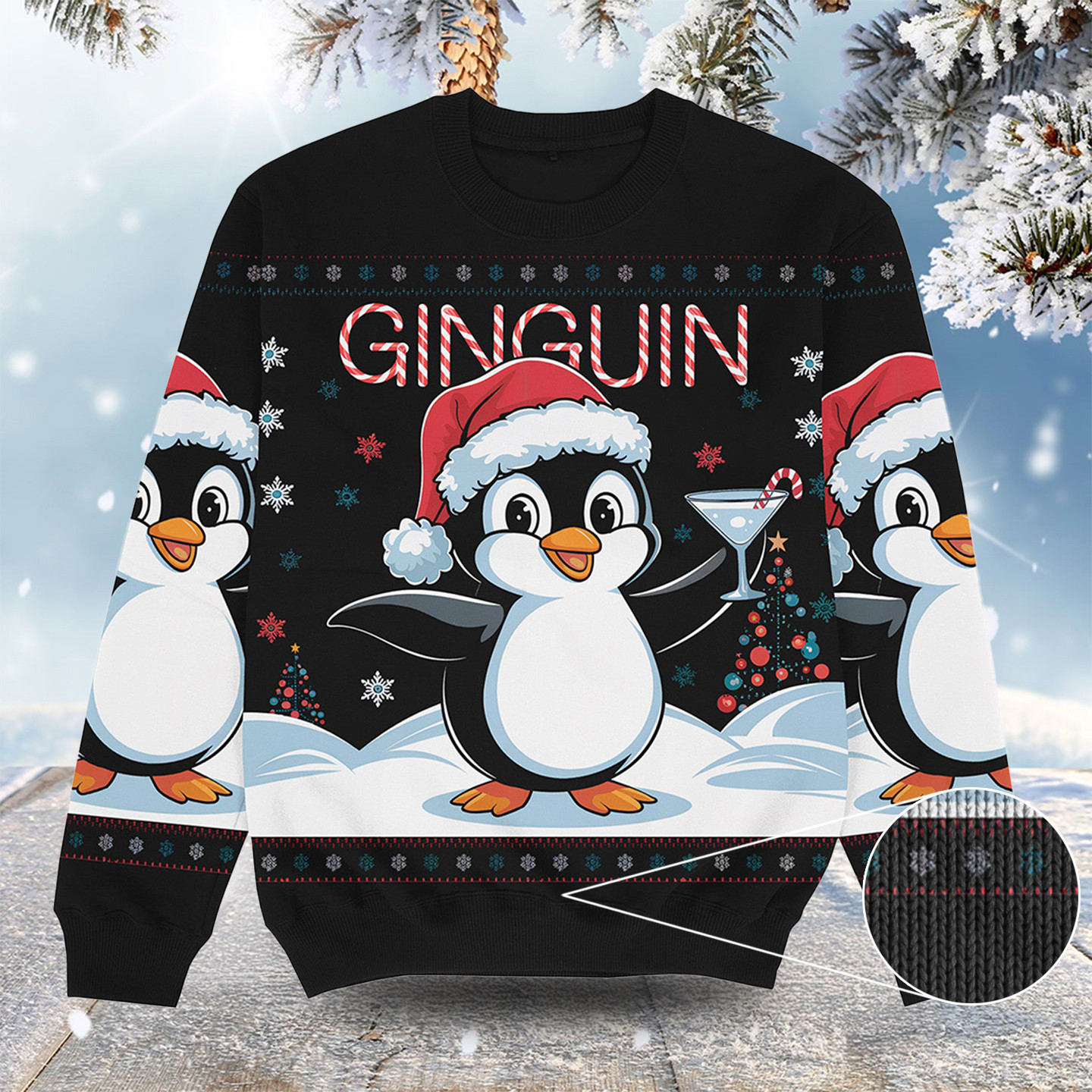 Ginguin Christmas Ugly Sweater Cool Xmas Apparel Christmas Gifts For Little Brother