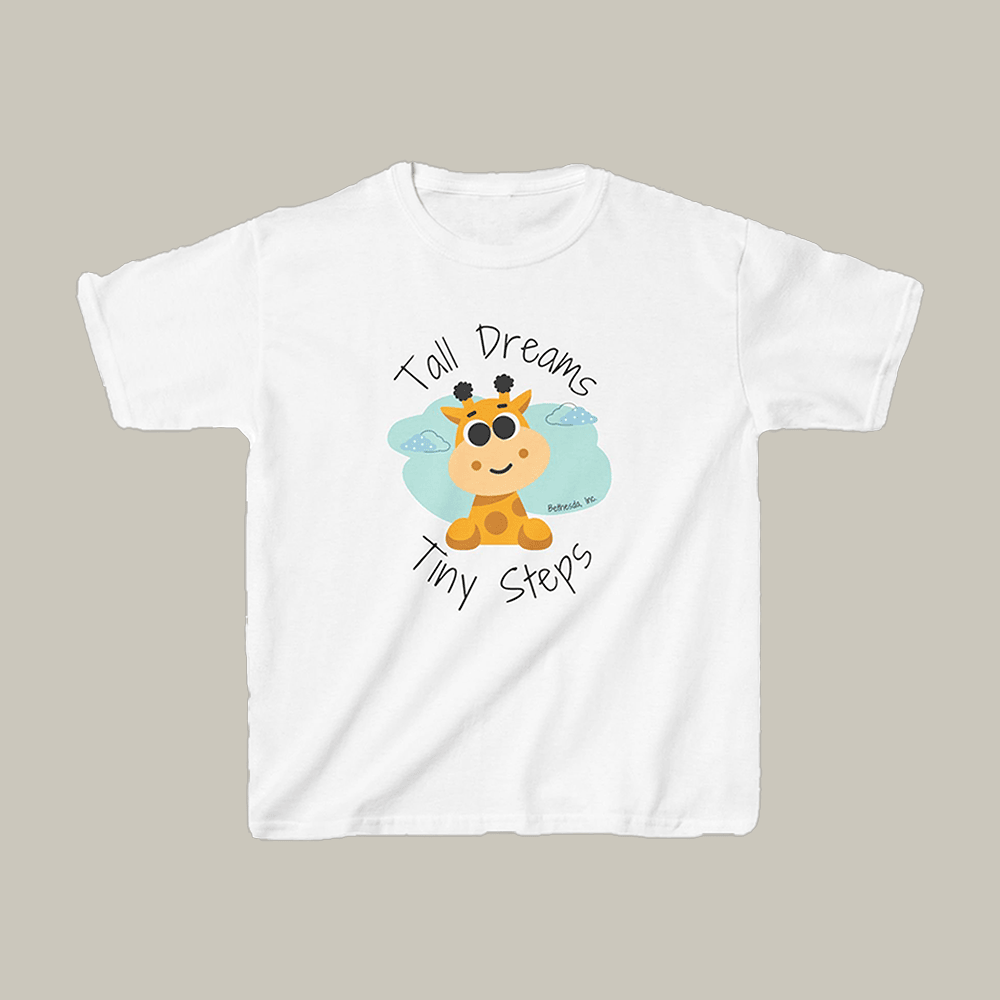 Giraffe Bethesda Tall Dreams Tiny Steps Kids Bethesda T-Shirt Bethesda Clothing Line