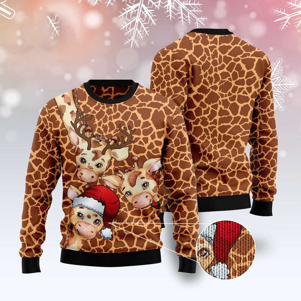 Giraffe Funny Ugly Christmas Sweater Funny Ugly Christmas Sweater Xmas Gifts