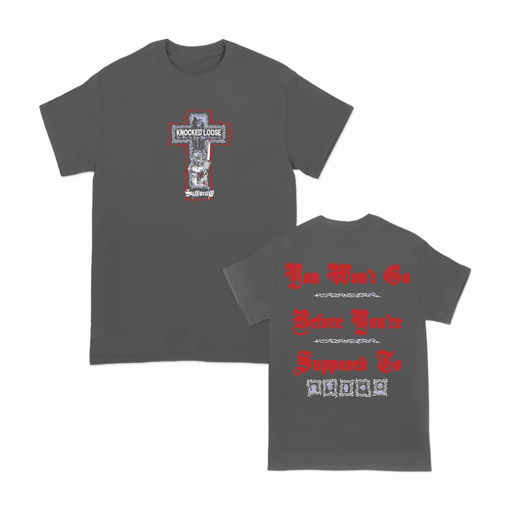 Girl Knife Suffocate Knocked Loose T-Shirt Hardcore Punk Music Tee Knocked Loose Lover Gift