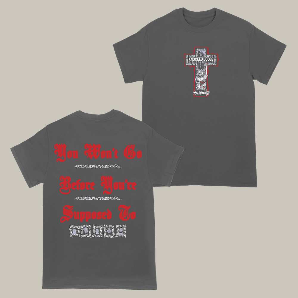 Girl Knife Suffocate Knocked Loose T-Shirt Metalcore Band Shirt Knocked Loose Lover Present