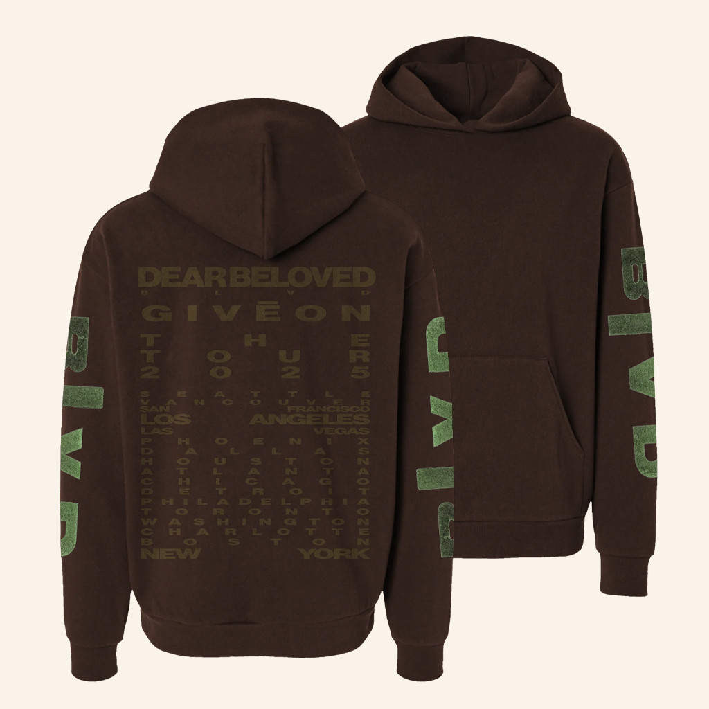 Giveon Merch BLVD Tour Hoodie Birthday Gift Ideas For Husband