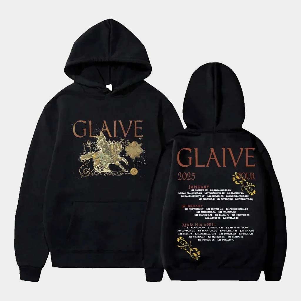 Glaive Merch Glaive 2025 Tour Hoodie Fan Apparel Gifts For Brother