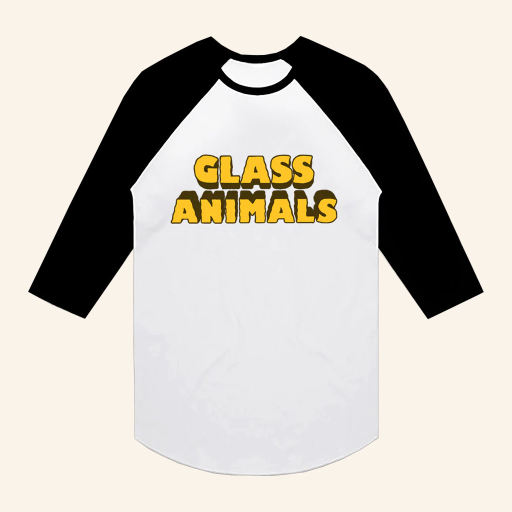 Glass Animals Merch Glass Animals Logo Raglan T-Shirt Gifts For Rock Fans Glass Animals Merch Glass Animals Logo Raglan T-Shirt Gifts For Rock Fans