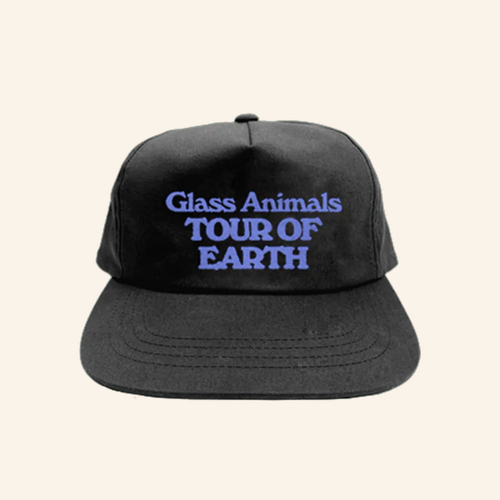 Glass Animals Merch Glass Animals Tour Of Earth Snapback Hat Embroidered Gifts For Dad