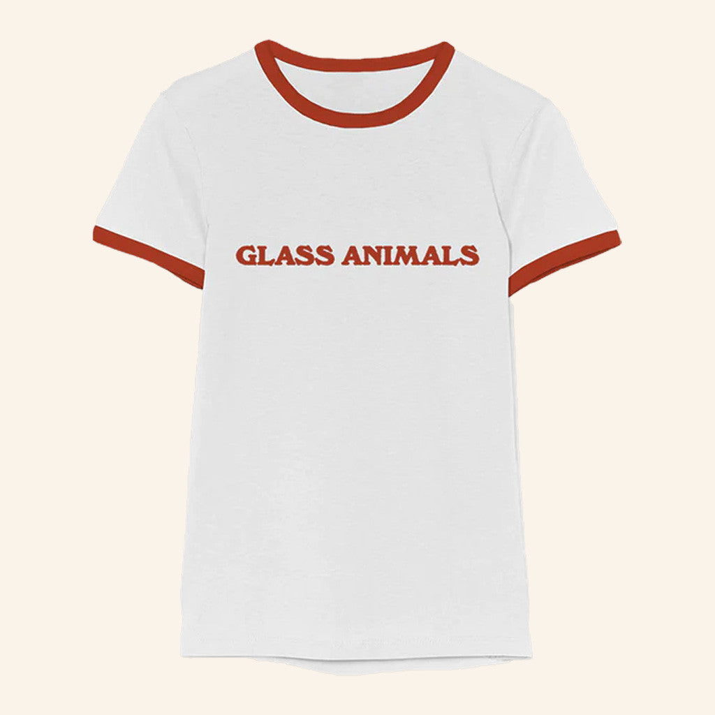 Glass Animals Merch I Love You So Fing Much Tour Ringer T-Shirt White Gifts For Her Glass Animals Merch I Love You So Fing Much Tour Ringer T-Shirt White Gifts For Her