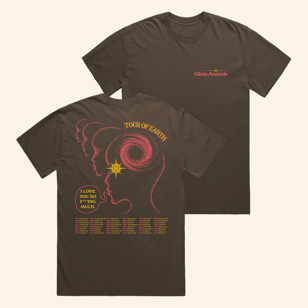 Glass Animals Merch I Love You So Fking Much Tour T-Shirt Gifts For Fans Glass Animals Merch I Love You So Fking Much Tour T-Shirt Gifts For Fans