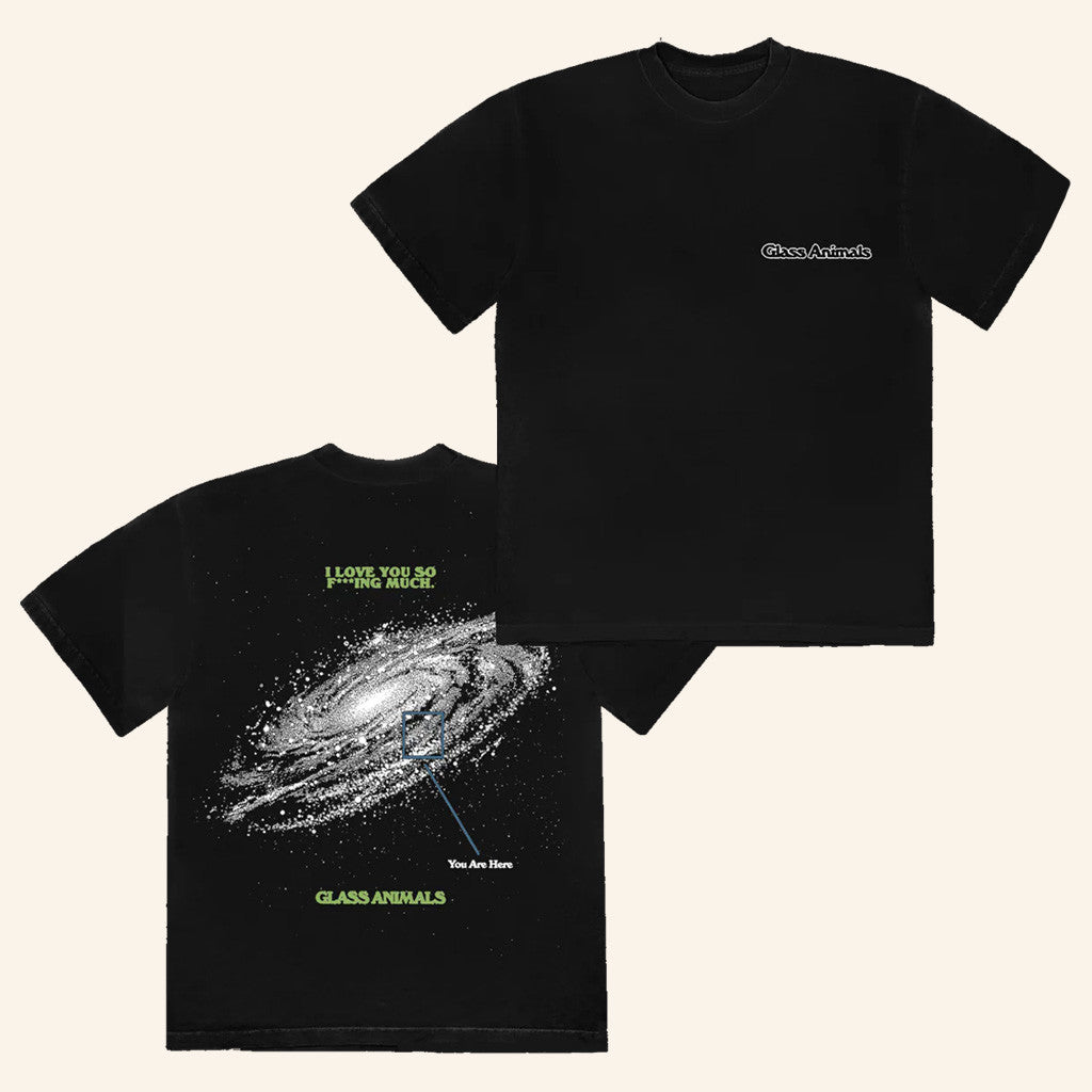 Glass Animals Merch You Are Here T-Shirt Black Gifts For Fans Glass Animals Merch You Are Here T-Shirt Black Gifts For Fans