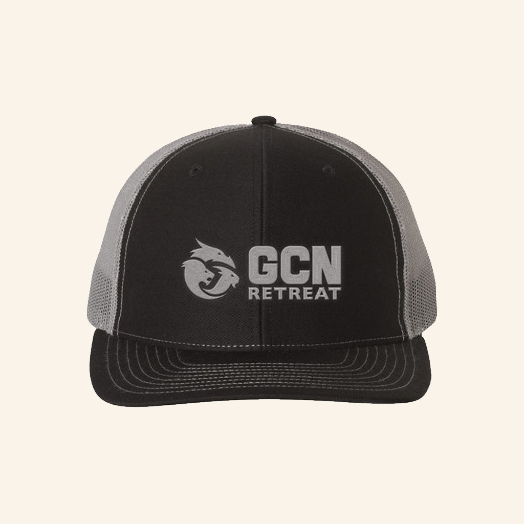 Glass Cannon Network Merch GCN Retreat Embroidered Trucker Hat Gifts For Brother Glass Cannon Network Merch GCN Retreat Embroidered Trucker Hat Gifts For Brother