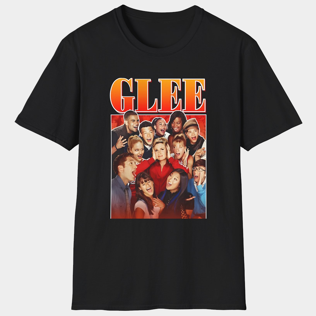 Glee Merch Glee Retro 90's Fans Homage T-Shirt Birthday Gift Ideas For Him