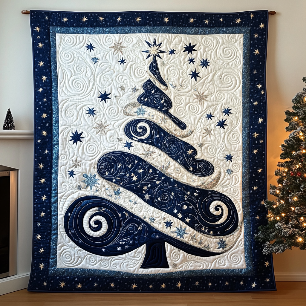 Glistening Holiday Quilted Blanket Christmas Gifts For Husband