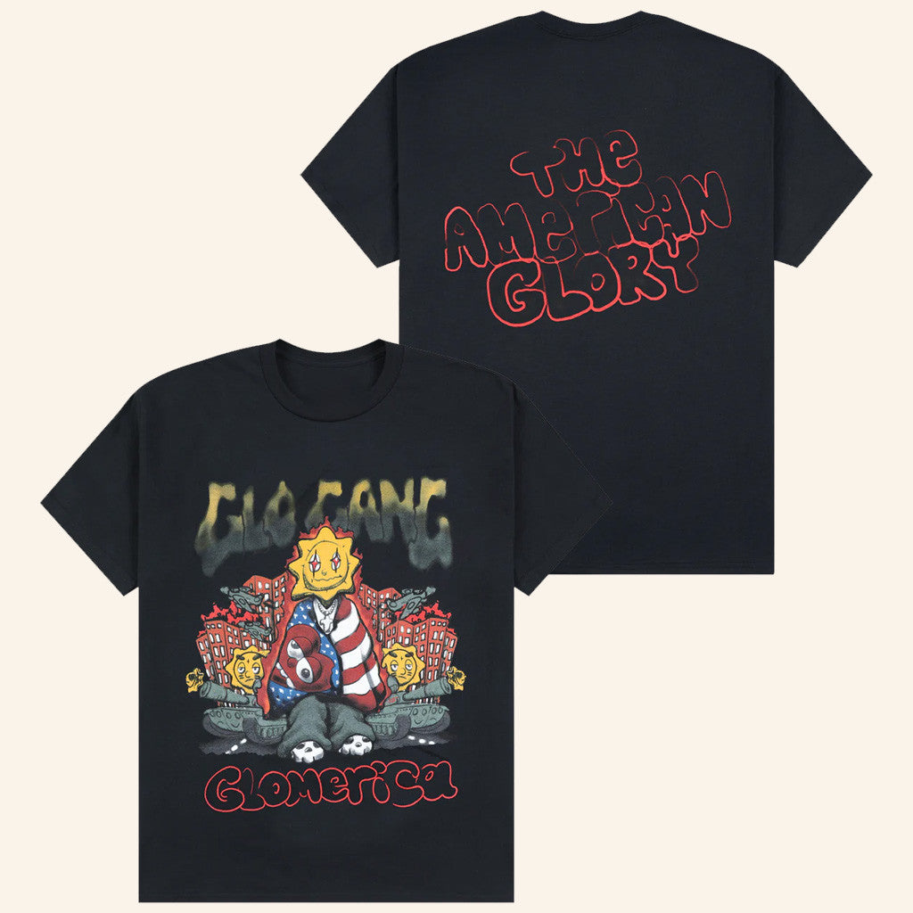 Glo Gang Worldwide Merch American Glory T-Shirt Best Gifts For Dad Glo Gang Worldwide Merch American Glory T-Shirt Best Gifts For Dad