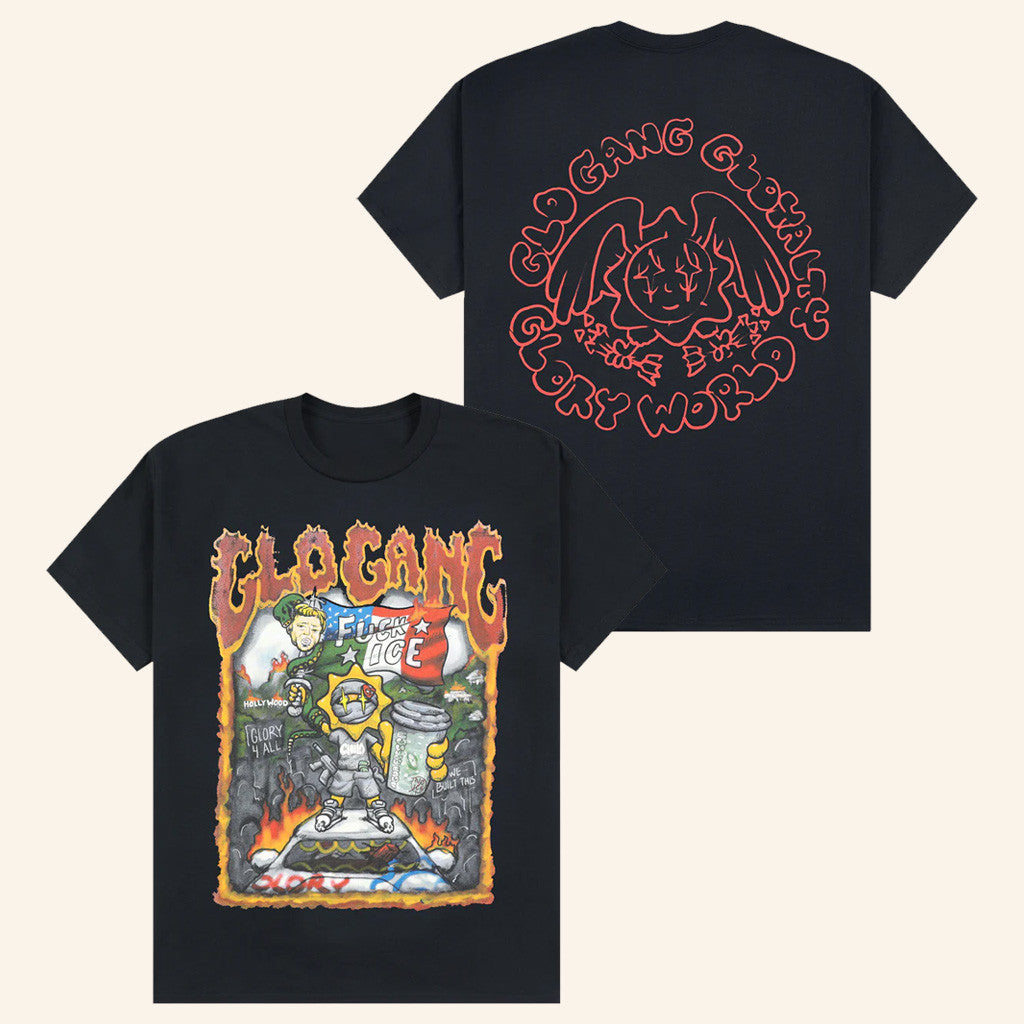 Glo Gang Worldwide Merch Fck Ice T-Shirt Gifts For Father Glo Gang Worldwide Merch Fck Ice T-Shirt Gifts For Father