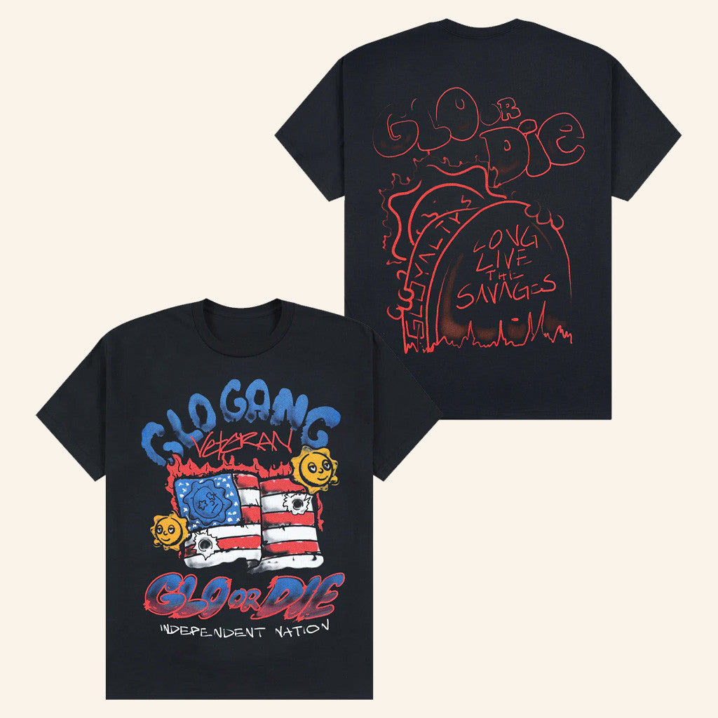 Glo Gang Worldwide Merch Glo Or Die Veteran T-Shirt Gifts For Veterans Glo Gang Worldwide Merch Glo Or Die Veteran T-Shirt Gifts For Veterans