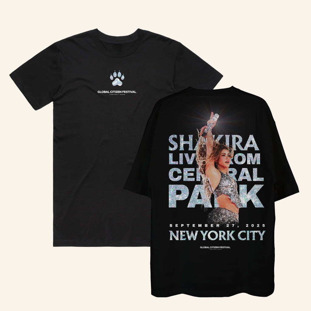 Global Citizen Merch GCF 2025 Shakira T-Shirt Best Gifts For Music Lovers Global Citizen Merch GCF 2025 Shakira T-Shirt Best Gifts For Music Lovers