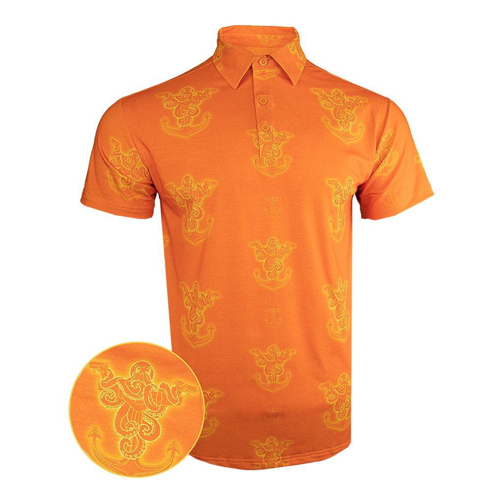 Glocktopus Orange Polo Shirt Tactical Polo Shirt Pro Gun Merch Best Gifts For Boyfriend Glocktopus Orange Polo Shirt Tactical Polo Shirt Pro Gun Merch Best Gifts For Boyfriend