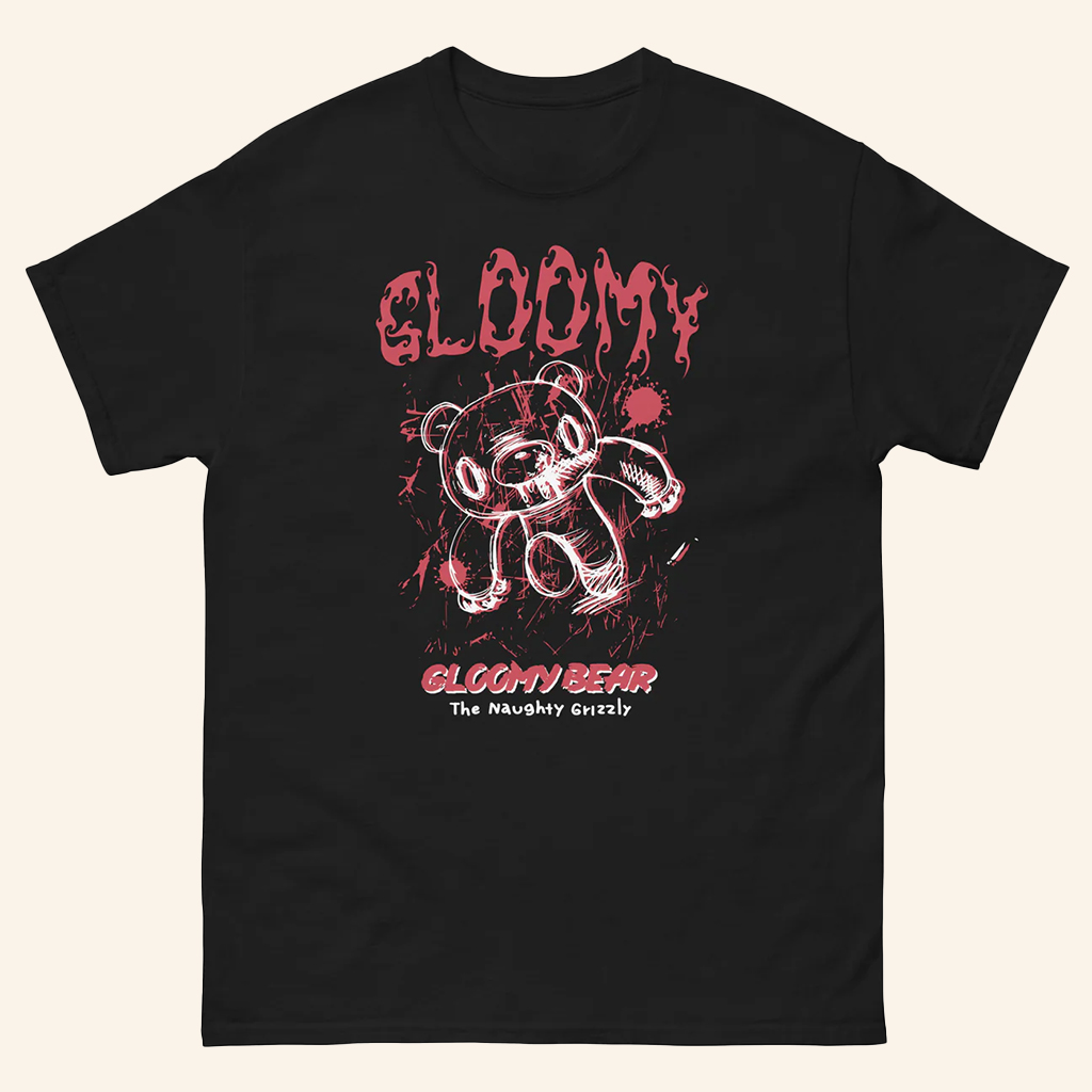 Gloomy Bear Merch Gloomy Rarw Black T-Shirt Best Gifts For Friends