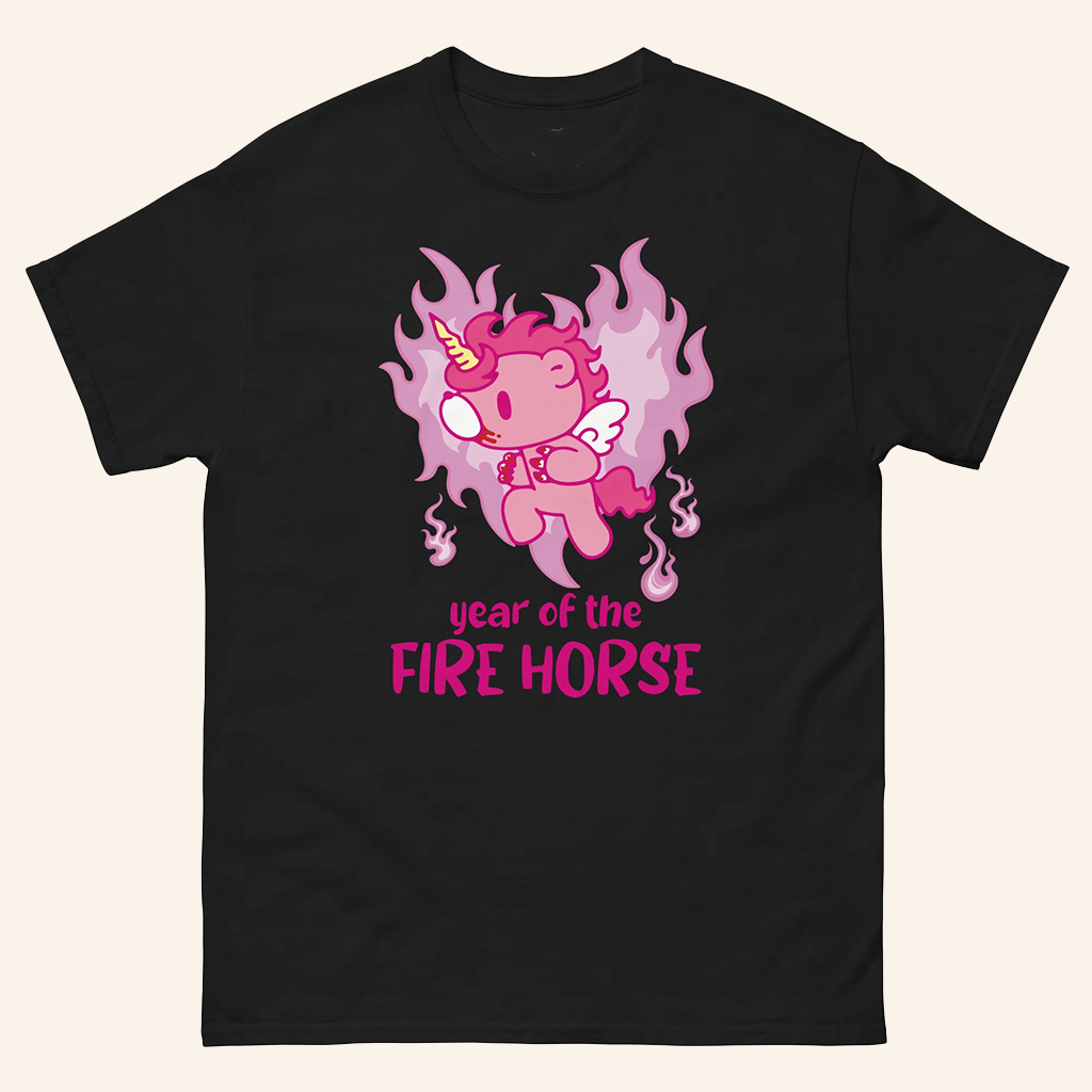 Gloomy Bear Merch Gloomy Year Of The Fire Horse T-Shirt Black Great Gifts For Girlfriend Gloomy Bear Merch Gloomy Year Of The Fire Horse T-Shirt Black Great Gifts For Girlfriend