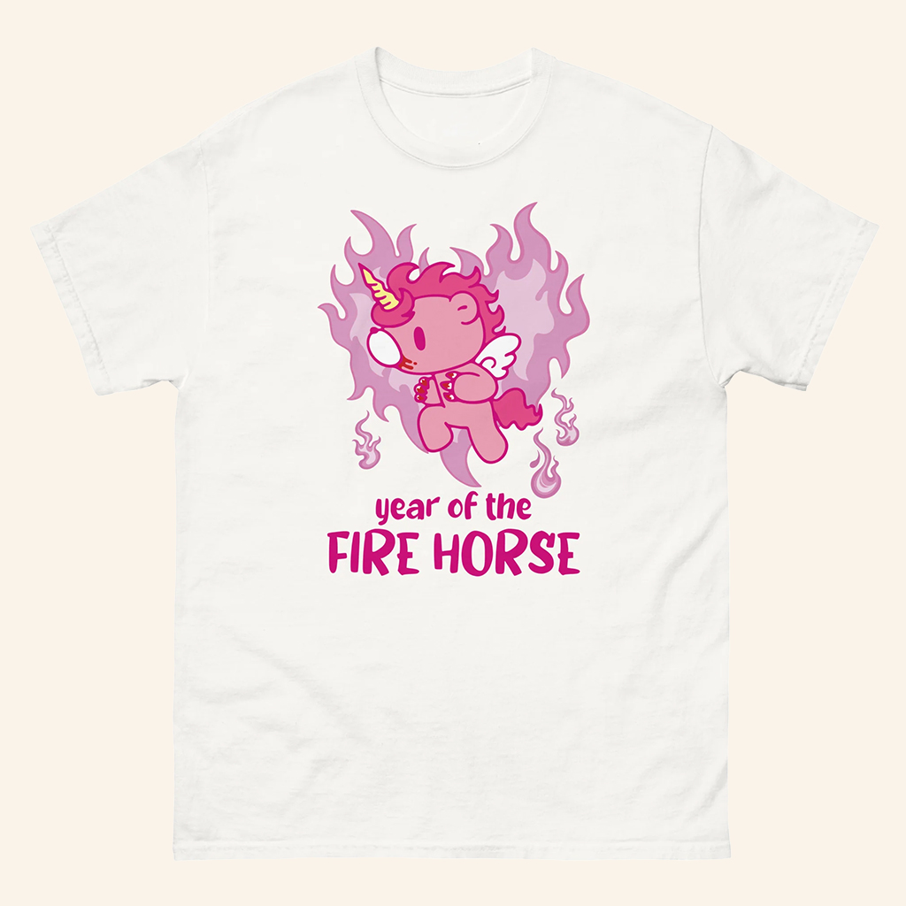 Gloomy Bear Merch Gloomy Year Of The Fire Horse T-Shirt Gifts For Her