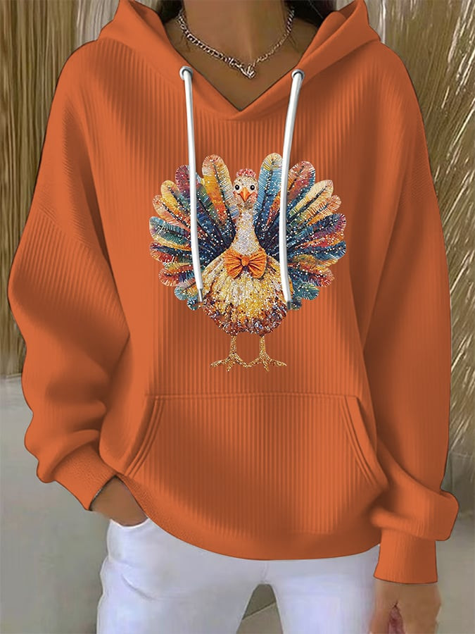Glorious Turkey Thanksgiving Hoodie Happy Thanksgiving Apparel Unique Thanksgiving Gifts
