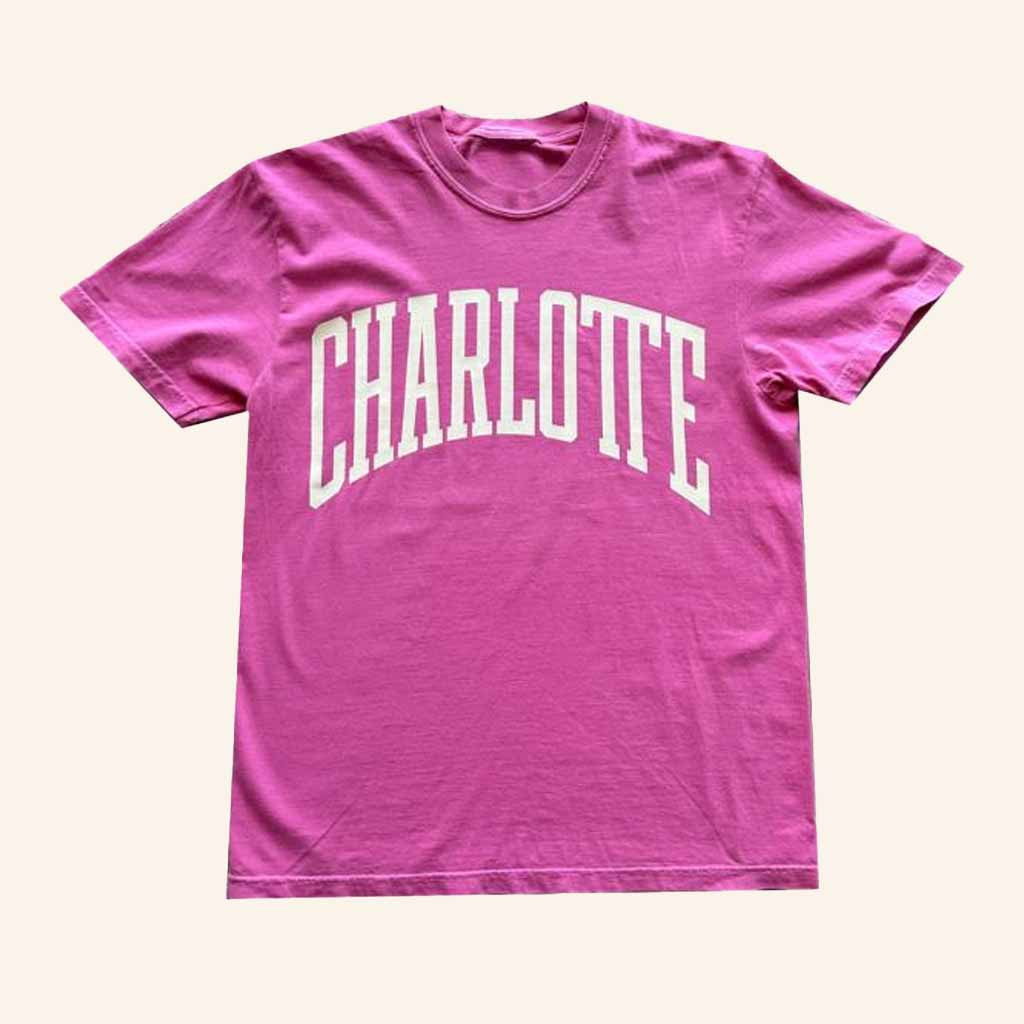 Glory Days Apparel Charlotte Big Block Crunchberry T-Shirt Gifts For Wife