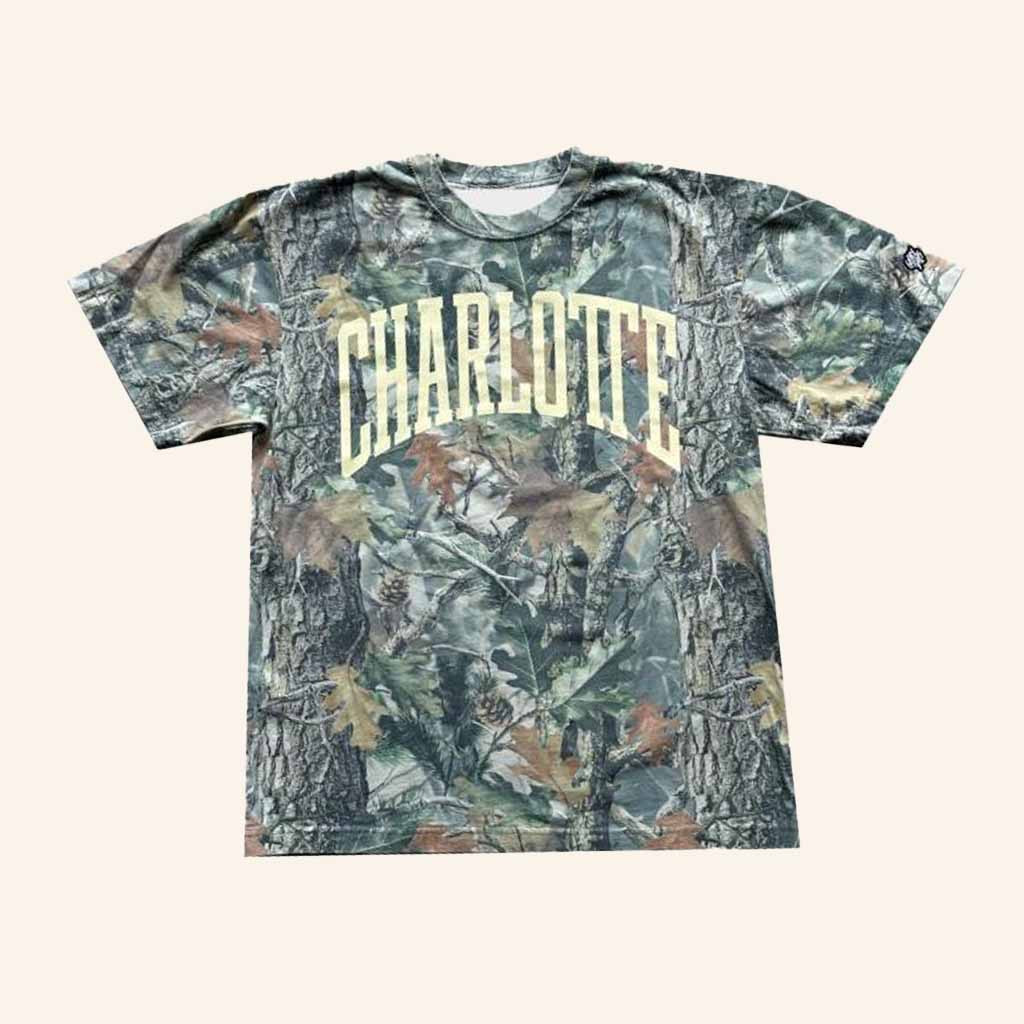 Glory Days Apparel Charlotte Big Block Faded Camo T-Shirt Birthday Ideas For Dad Glory Days Apparel Charlotte Big Block Faded Camo T-Shirt Birthday Ideas For Dad