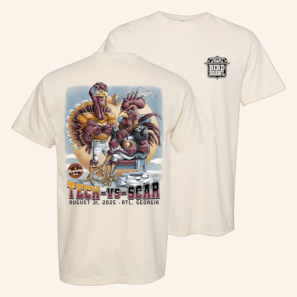 Glory Days Apparel Merch Sons Of Saturday X Glory Days Apparel Bird Brawl T-Shirt Him Gifts