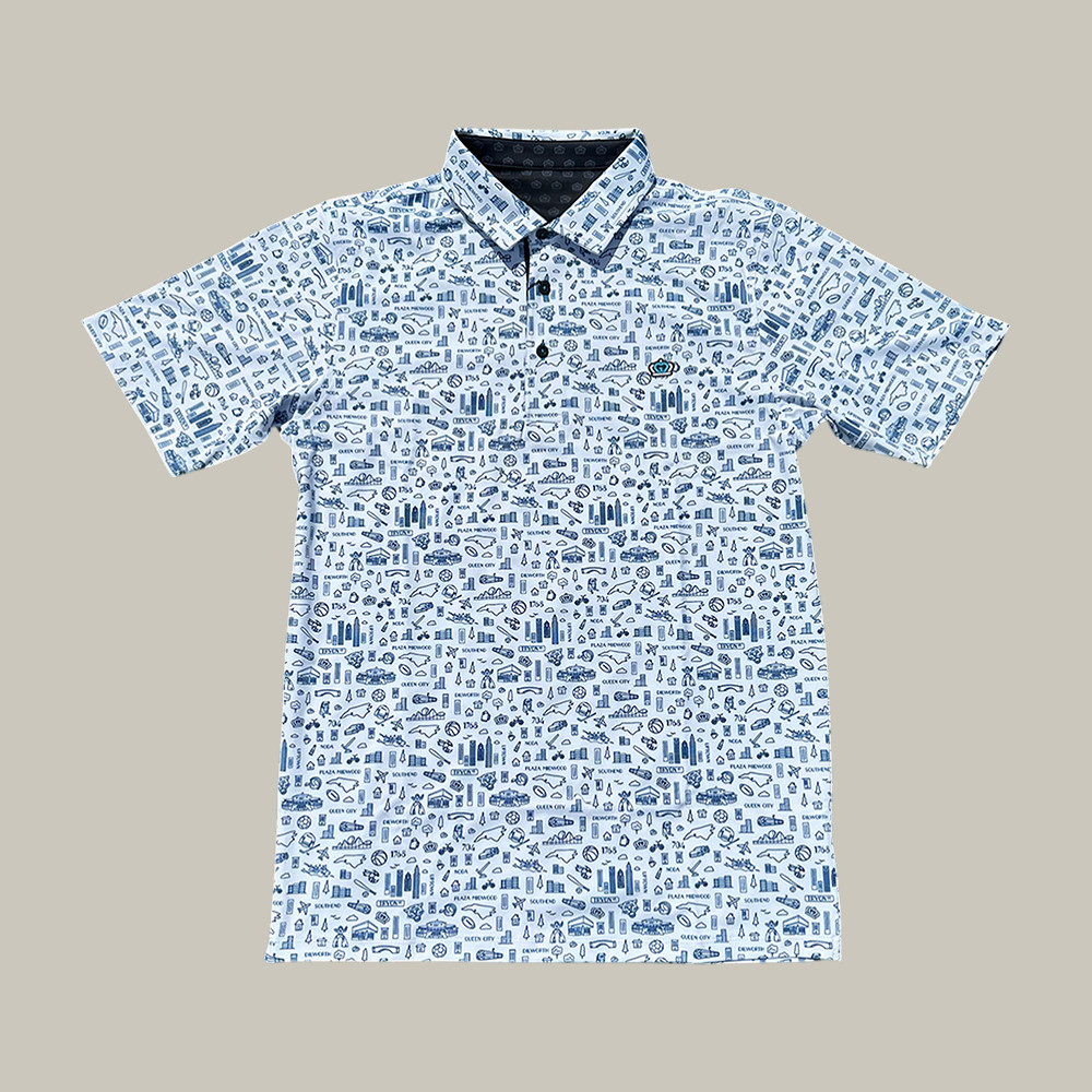 Glory Days Apparel Rep Your CLT Polo Shirt Glory Days Apparel Unique Gift For Him