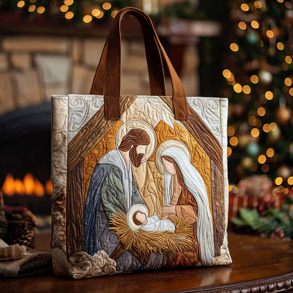 Glory Shine Quilted Tote Bag Christian Holiday Gifts