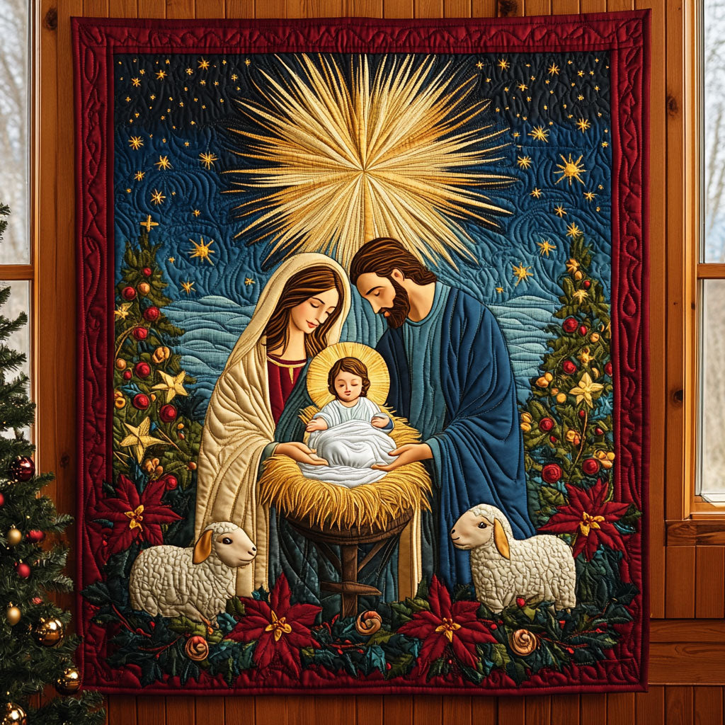 Glory Shines Quilt Blanket Christmas Blanket Christian Christmas Presents