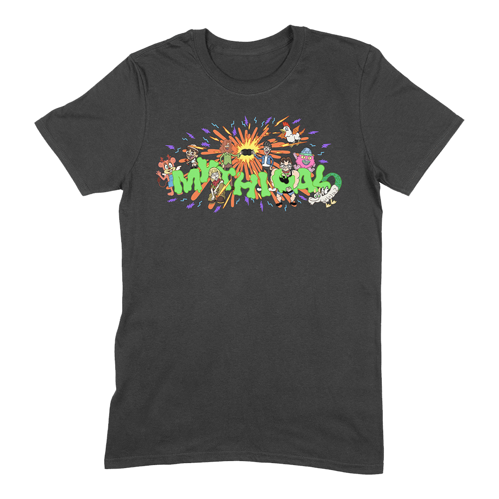 GMM Merch GMM Mythical '90s Cartoon T-Shirt Good Mythical Morning Merchandise Gifts For Fans
