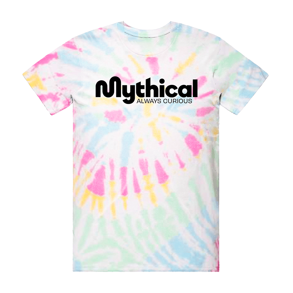 GMM Merch GMM Mythical Always Curious Tie Dye T-Shirt Good Mythical Morning Merchandise GMM Merch GMM Mythical Always Curious Tie Dye T-Shirt Good Mythical Morning Merchandise