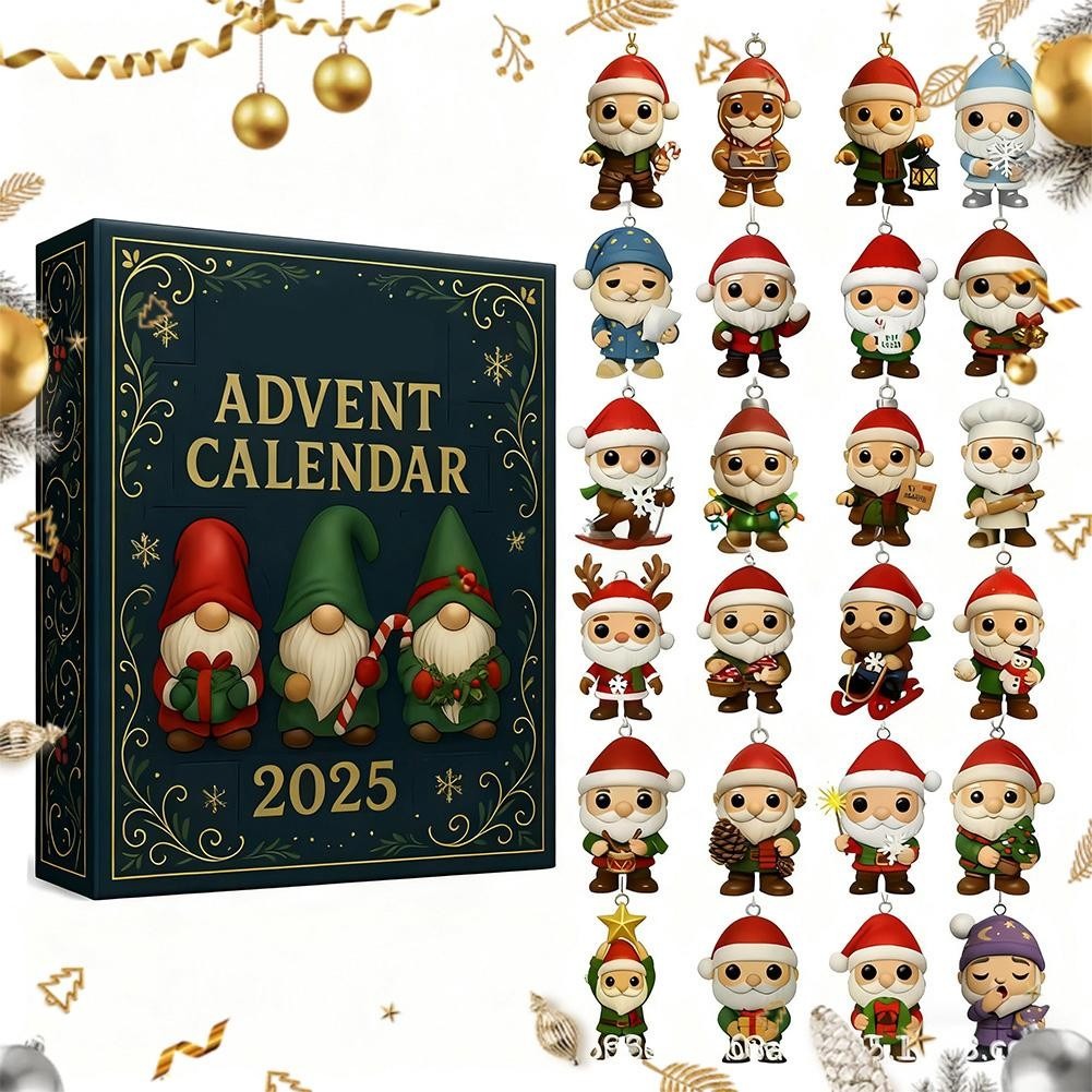 Gnome Advent Calendar Pop Star Singer Advent Calendar Christmas Eve Countdown Best Xmas Gifts