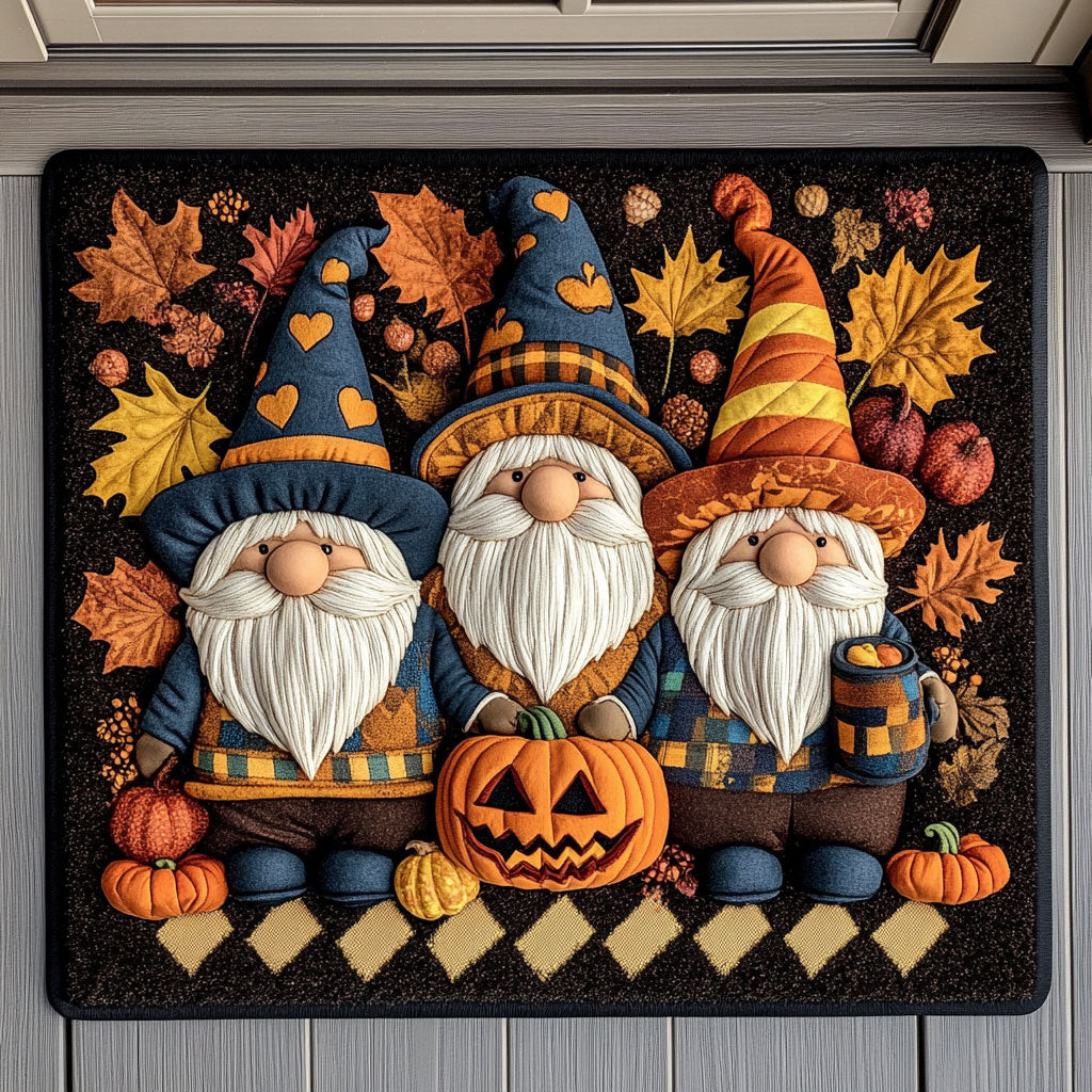 Gnome And Nest Doormat Best Decoration Gift For Friends and Family on Halloween Day