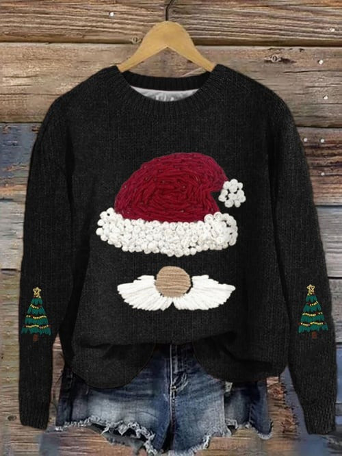 Gnome Christmas Sweater Cute Gnome Knit And Pine Tree Cozy Winter Holiday Gifts For Christmas